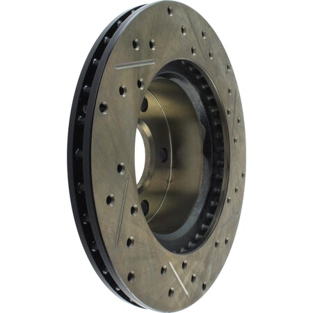 Centric StopTech Sport Drilled/Slotted Brake Rotor; Front Right, StopTech 127.63003R